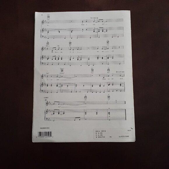 Collection of Vintage 90's Songs Sheet Music Warner Bros & Hal Leonard - Picture 10 of 11